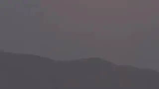 First Super moon 2020 in moonrise.