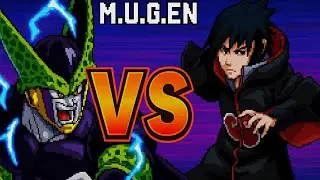Perfect Cell VS Akatsuki Sasuke! | Jump Force MUGEN V14