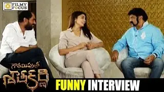 Balakrishna, Shriya and Krish Funny Interview about Gautamiputra Satakarni Movie - Filmyfocus.com
