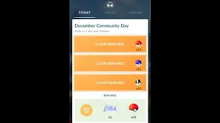 December Community Day ( Today Reward )