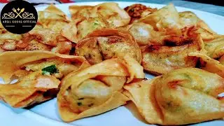 One Bite Mini Wonton| Fried Chicken Wonton|Wonton Recipe| Iftar Party Recipe