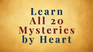 Memorize all 20 Mysteries of the Rosary in just 60 seconds! 🙏