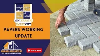 Pavers Working In Progress . #minikarachismartcity