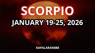 SCORPIO - SA WAKAS! NAKAALIS KA NA SA KANYA! JANUARY 19-25, 2026 WEEKLY TAGALOG TAROT #KAPALARAN888