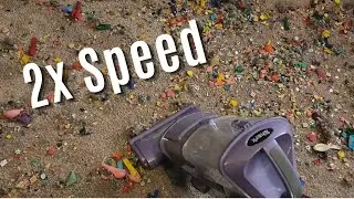 Lavender Shark Navigator Vacuuming on Carpet