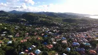 'Cheeky' Flight over Corinth Estate, Gros - Islet, Saint Lucia