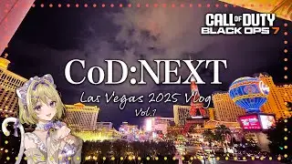 【実写Vlog】史上初のVtuber参加となったCoD:NEXT in ラスベガス ～前編～【最新作CoD:BO7・Call of Duty: Black Ops7】【星名レキ/Reki】