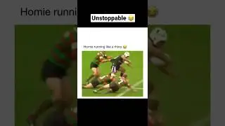 Rugby player runs like a rhino 🦏🏉😂 #memes #funny #laugh #shorts #