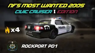 NFS MW(2005) - CIVIC CRUISER // Police Edition [4k60FPS]