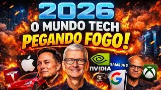 2026 O mundo da Tech Come&ccedil;a Pegando Fogo com: Samsung,Apple, NVIDIA ,Tesla,Sony,Google e Microsoft