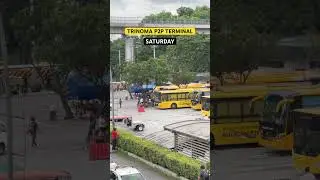 Trinoma P2P on a Saturday in Quezon City #quezoncity #trinomap2p #terminal