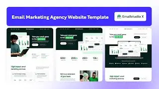 Email Marketing Agency Website Template | Emailstudio X - BRIX Templates