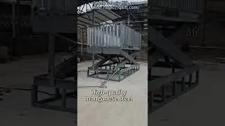 Sturdy and durable pig unloading platform, safe and effortless pig unloading