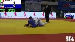 2021 Poreč 1 K 66 kg Accogli Valerio ITA vs  Varmužka Matěj CZE