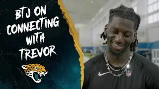 Jags Wide Reciever Brian Thomas Jr on being drafted and connecting with QB Trevor Lawrence