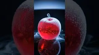 Frozen Glass Fruits Cutting ASMR 🧊✨ | Most Satisfying Crystal Cuts Ever!