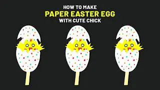 Easy Easter Craft Ideas 🐥 | DIY Easter Egg Chick & Paper Crafts for Kids