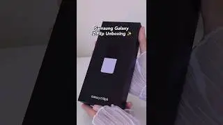💜 Samsung Galaxy Z Flip 5 Unboxing Aesthetic ✨