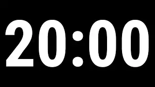 20 Minute Timer with Alarm | No Ads