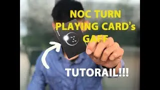 HOW TO PERFORM NOC TURN Gaff instantly-MAGIC TUTORIAL!  បង្រៀនសៀករហ័សកម្មថ្មីជាមួយក្បាច់បៀរ