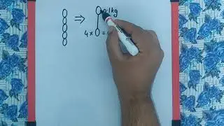 A chain of 5 links each of mass 0.1kg is lifted vertically with a constant acceleration 1.2m/s^2...