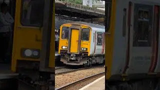 TfW 150208 departs Newport (South Wales) with tone