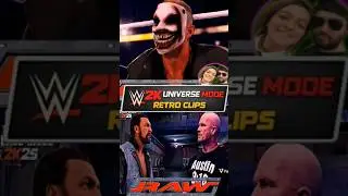 Безумное вступление к WWE Raw 🔥 Ретро-клипы в режиме Universe в WWE 2K25 #короткиевидео