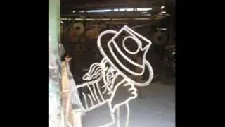 omaggio a micheal jackson.scultura in ferro bottega potenzieri pace giuseppe