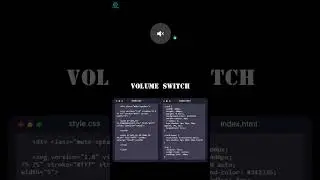 Volume Switch.#techszdeveloper#coding#webcoding#programminglanguage#csstricks#python#code#javascript