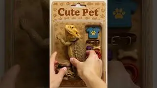 Realistic Bearded Dragon Toy Review &ndash; Fun for Reptile Lovers! #shorts @PetflixandNews