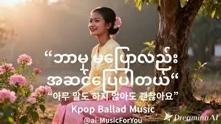 ဘာမှ မပြောလည်း အဆင်ပြေပါတယ် #미얀마 #It’s Okay If You Don’t Say Anything #ai-MusicForYou #kpop