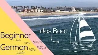 Learn German at the beach | Comprehensible Input (Beginner)