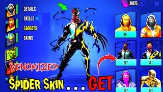 How To Free Unlock Premium Venom Skin In Spider Fighter 3🥱Venomized Spider Skin Unlock