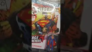 SUPERMAN ORIGINAL LOOK ACTION FIGURE WITH COMIC BOOK