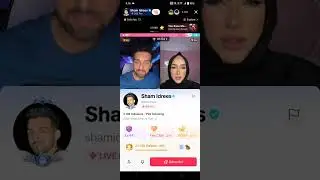 Sham Idrees with wife live TikTok #shamidrees @shamidreesvlogs