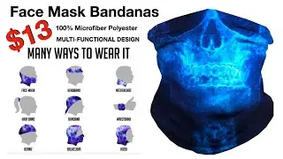Face Mask - Bandanas - Face Scarf