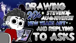 Drawin the 2026 New Years Poster and Answering Tapas Questions