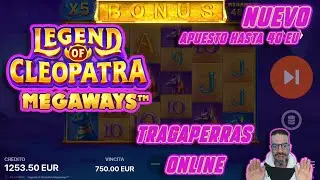 🔴 LEGEND OF CLEOPATRA MEGAWAYS | PLAYSON NUEVO | HASTA BET 40 |TRAGAPERRAS ONLINE - LOCO TRAGAPERRAS