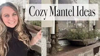 Cozy Cottage Mantel Styling | Warm Neutrals, Timeless Decor + Hobby Lobby Finds