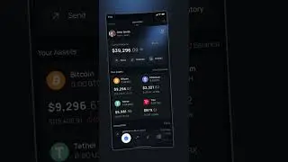 Modern Crypto Wallet Telegram Bot #CryptoWalletDesign #FintechApp #MobileAppDesign #TelegramBot