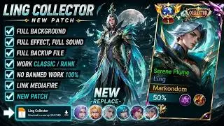 Script Skin Ling Collector - Serene Plume No Password | Full Effect Voice | Patch Terbaru