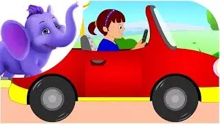 Driving in My Car (Road Version) - Nursery Rhyme