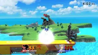 Mr. Game & Watch: UAir landing delay + Oil Panic