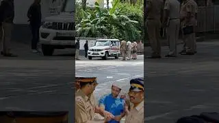 Police Protection Outside Salman Khan House