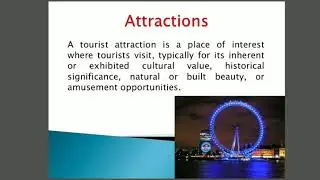 Elements/Components of Tourism Product | Part-2