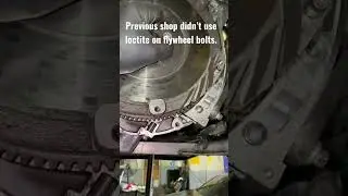N54 slackness   GA Shop didn&rsquo;t use loctite so flywheel bolt backed out and jammed engine!! #N54 #E90