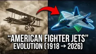 Evolution of American Fighter Jets | From WW1 Biplanes to F-22 & F-35