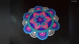Diwali Rangoli design / Classic Rangoli