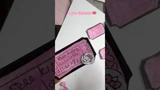 Cute love tickets 🎟️🎀💗 #tickets #love #loveletter #diy