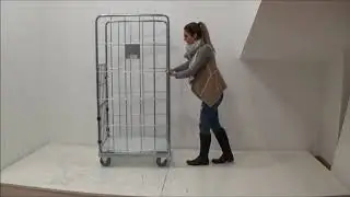Utilizaci&oacute;n de Roll Container (RB 8043) Con ASIDEROS (Completamente ergon&oacute;mico)